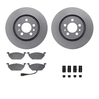R1 Concepts WDWH1-74023 Brake Rotor- Carbon Coated W/ Ceramic Pads & Hdw